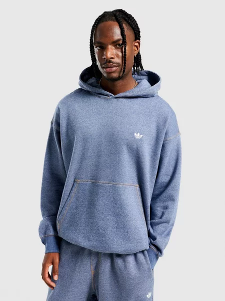 Adidas Bluza Z Kapturem Trefoil Essentials Mel Ls niebieska