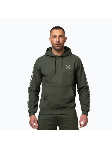 Кофта Pitbull Tape Parker Hooded old green зелений