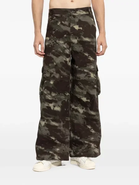 Fustă Adidas cu broderie conici cu model camuflaj negru