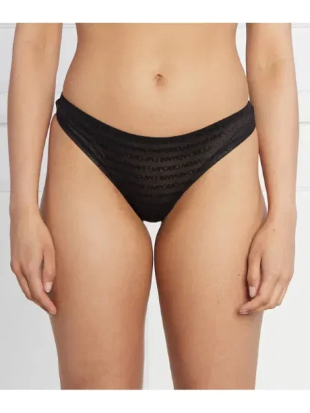 Tanga Emporio Armani Underwear fekete