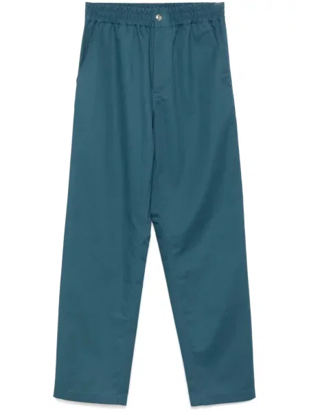 Casual kalhoty Maison Kitsuné modré