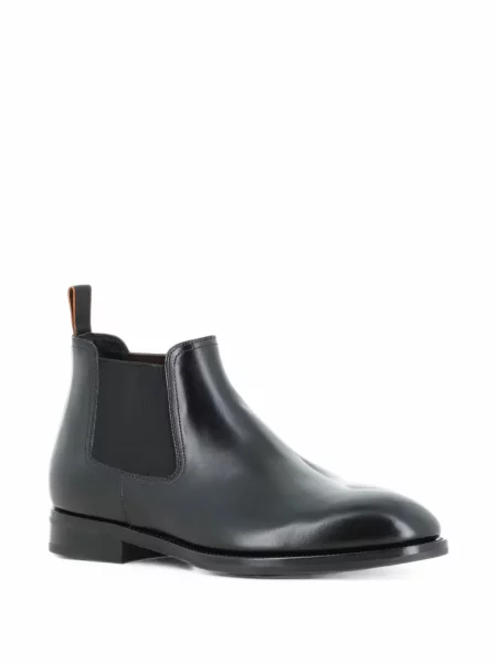 Боти тип челси Santoni черно