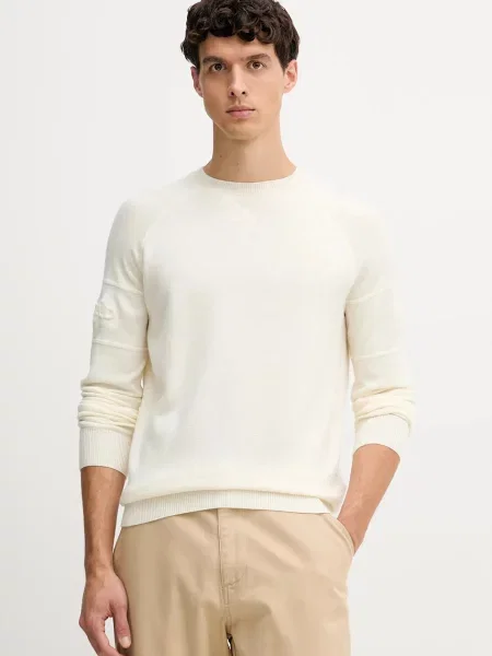 Karl Lagerfeld pulover de lână light bej