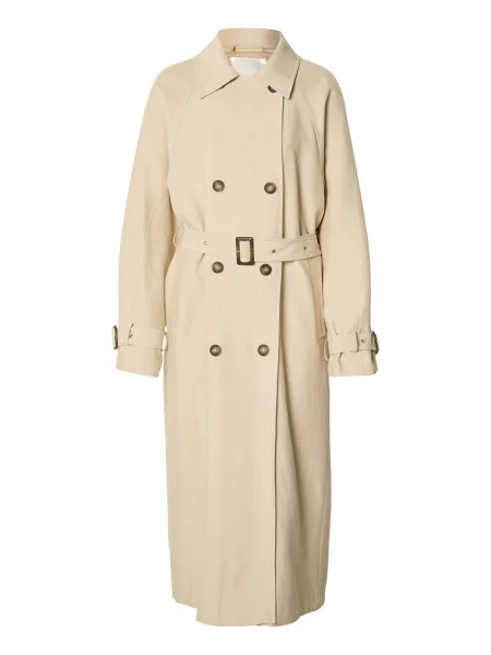 MSCH COPENHAGEN Palton de primăvară-toamnă Antonella deschis bej