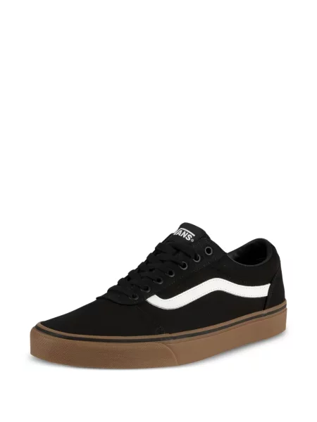 Маратонки Vans с връзки на райета с дантела черно