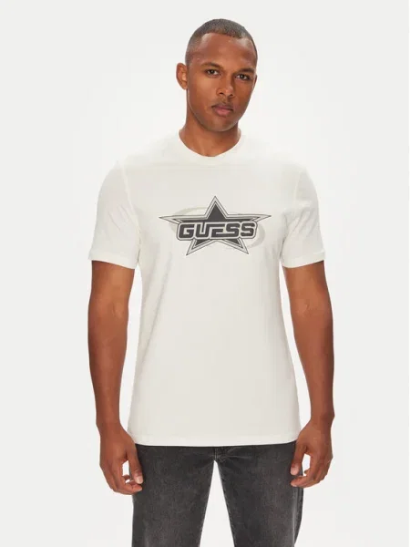 Guess Tricou alb