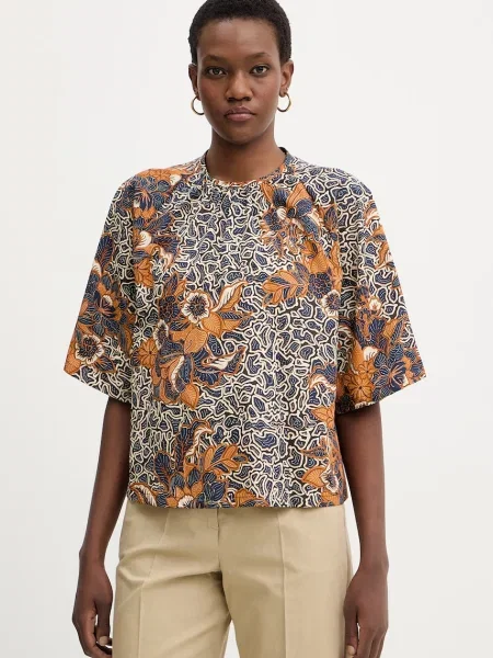 Weekend Max Mara blúz pamutból QUAGLIA