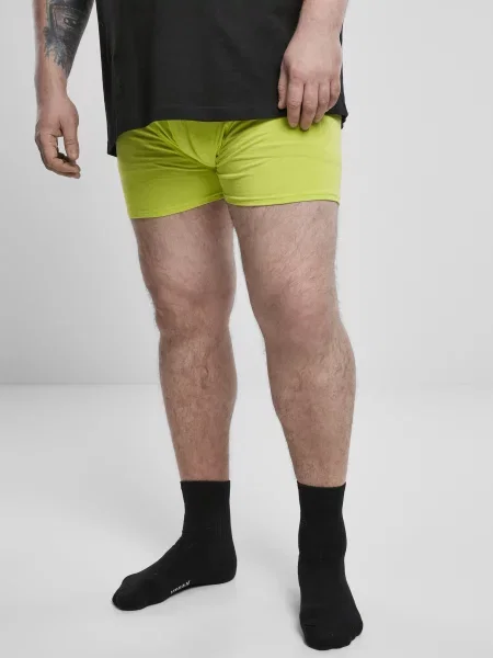 Urban Classics Boxeralsók kék / éjkék / sárga szürke
