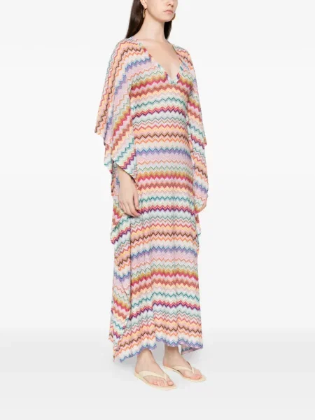 Rochie maxi Missoni cu decolteu în V de costum