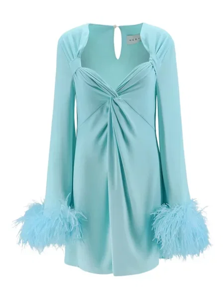 Rochie mini Nervi de costum albastru