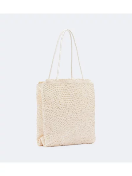 Geantă shopper Magda Butrym alb