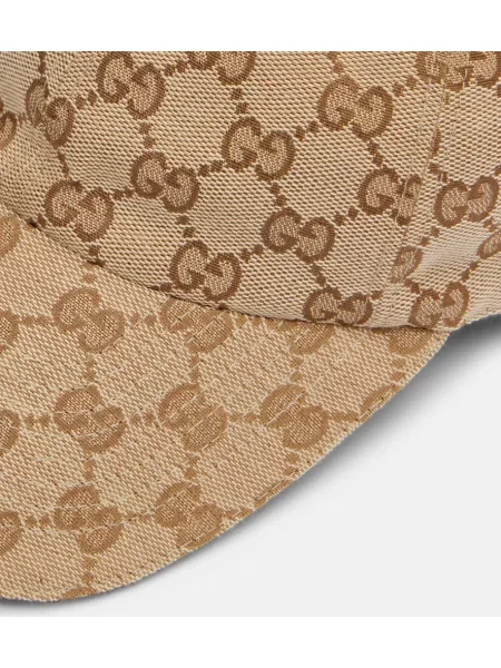 Șapcă Gucci din canvas bej
