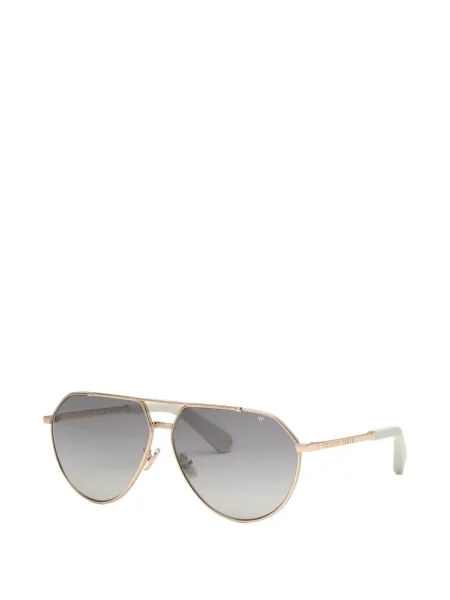 Ochelari de soare aviator Philipp Plein auriu