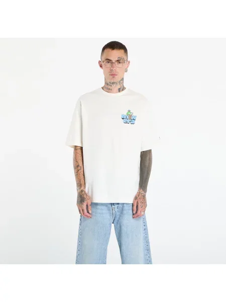 Tricou New Era Graphic 1 Off White L alb