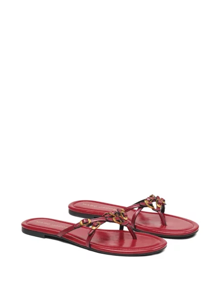 Sandale Marc Jacobs din piele roșu
