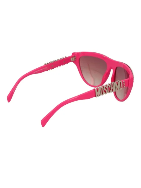 Sluneční brýle Moschino Pre-owned s autogramem růžové