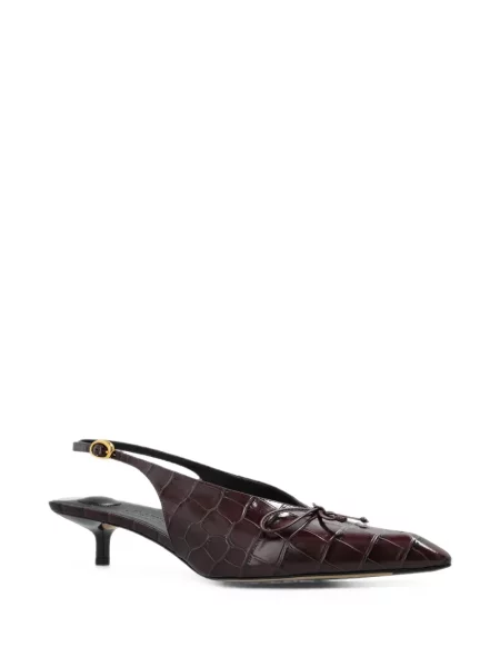 Pantofi cu toc Jacquemus slingback roșu