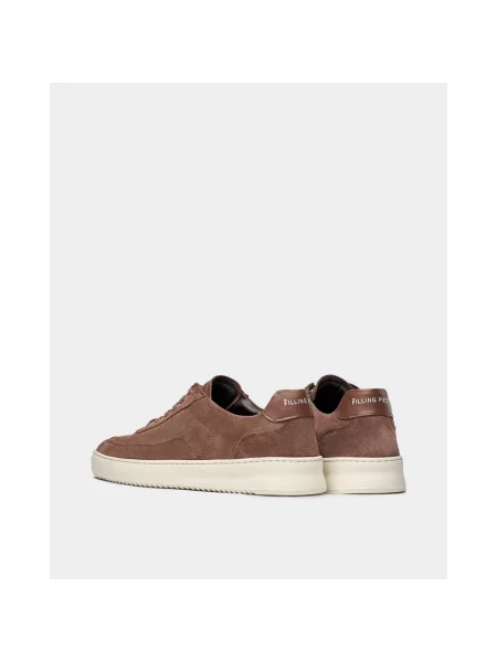 Sneakersy Filling Pieces skórzane brązowe