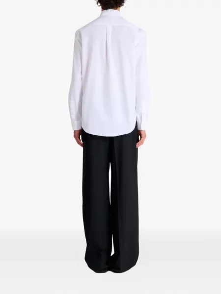 Cămașă Balmain din poplin alb