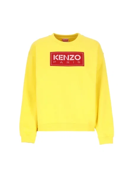 Bluza Kenzo z logo żółta