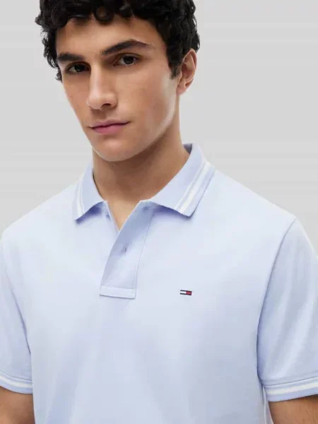 Koszulka polo z czystej bawełny o kroju regular fit Tommy Jeans