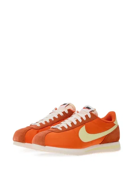 Sneakerși Nike Cortez plasă cu model piele de șarpe portocaliu