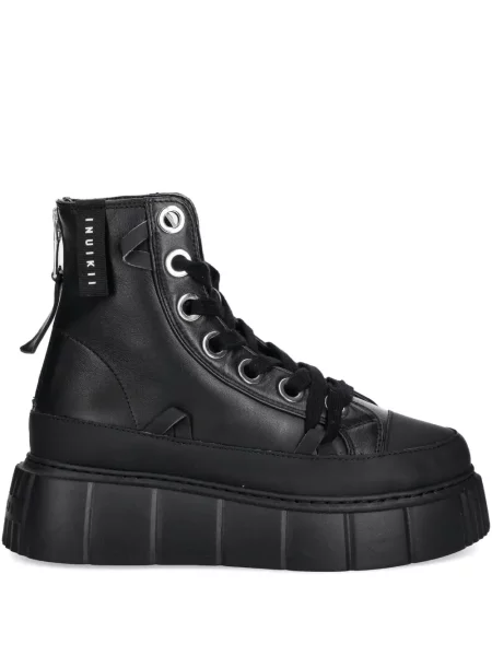 Sneakerși Inuikii din piele negru