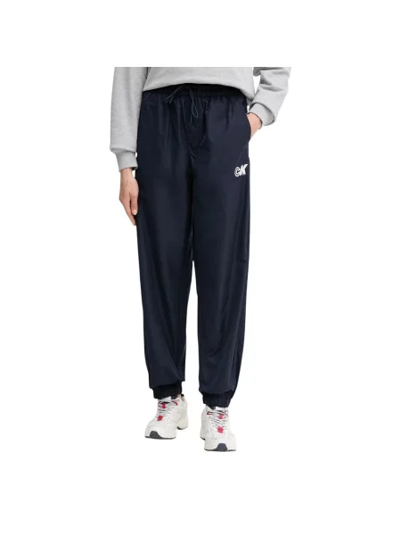 Spodnie Calvin Klein Jeans niebieskie