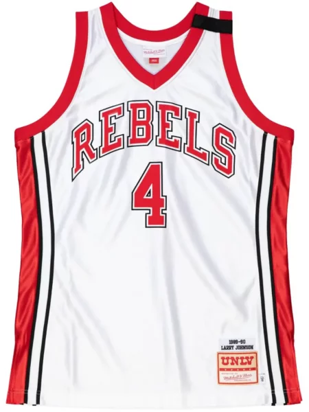 Cămașă Mitchell & Ness din jerseu alb