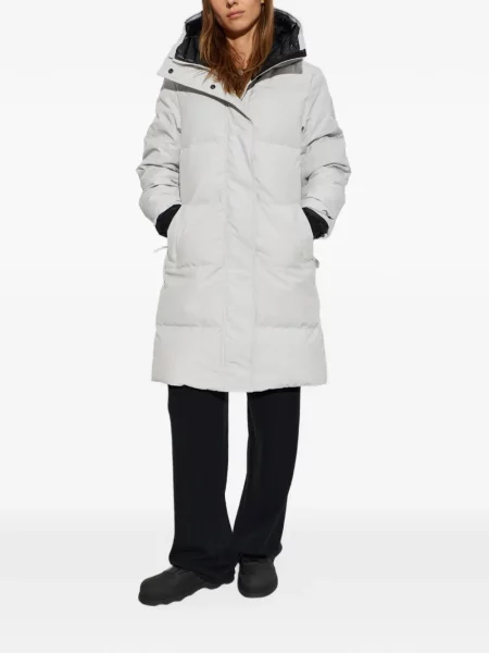 Geacă parka Canada Goose cu glugă gri