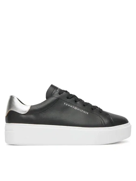 Tommy Hilfiger Sneakers Essential Platform Court Sneaker negru