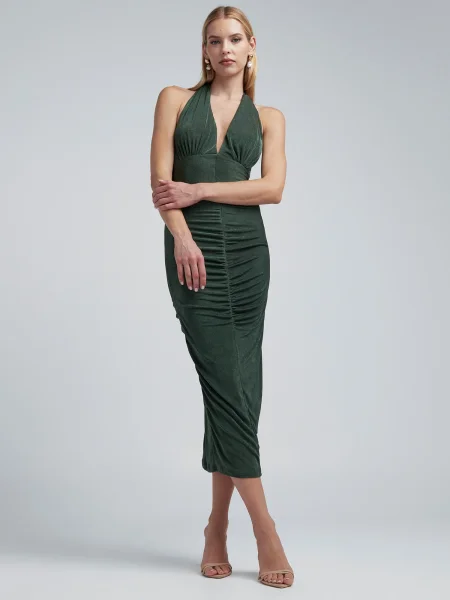 BWLDR Rochie Lizette închis verde