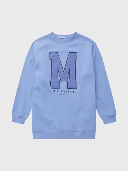 Tom Tailor Суитшърт Oversize виолетов