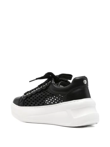 Sneakerși Cult din piele negru
