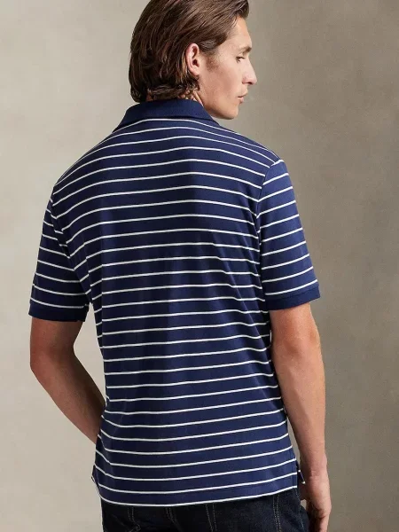 Polo Ralph Lauren polo wzorzysty granatowy