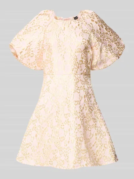 Dopasowana sukienka koktajlowa z wzorem na całej powierzchni model NORA' Vero Moda