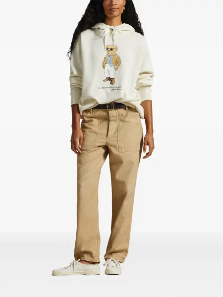Ριγέ δερμάτινος κάλτσες Polo Ralph Lauren με κορδόνι μαύρο