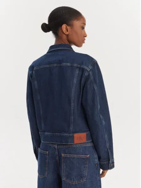 Calvin Klein Jeans Traper jakna Classic tamnoplava