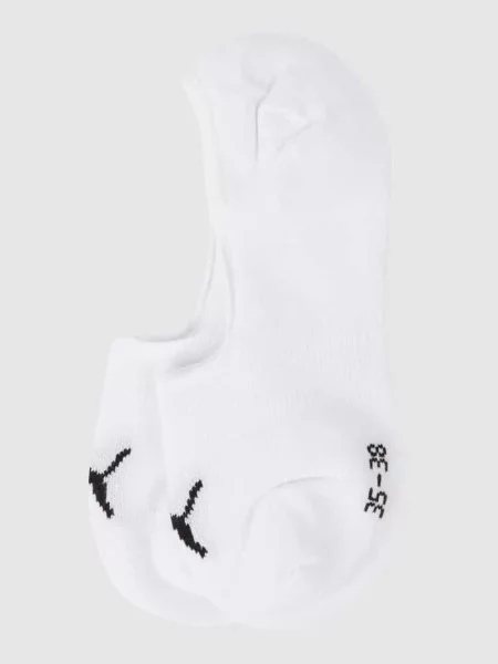 Stopki z logo w zestawie 2 szt. Puma białe