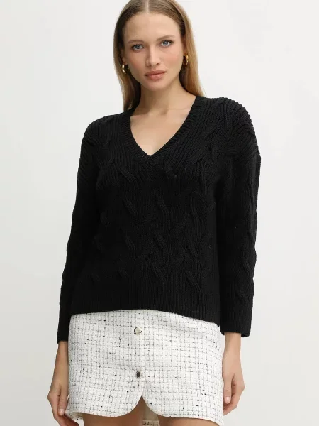 Armani Exchange pulover negru