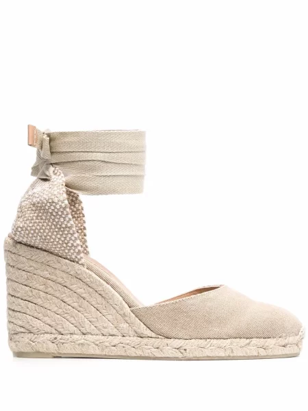 Espadrile Castaner din piele de căprioară