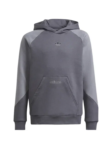 Bluza z kapturem dziecięca Adidas szara