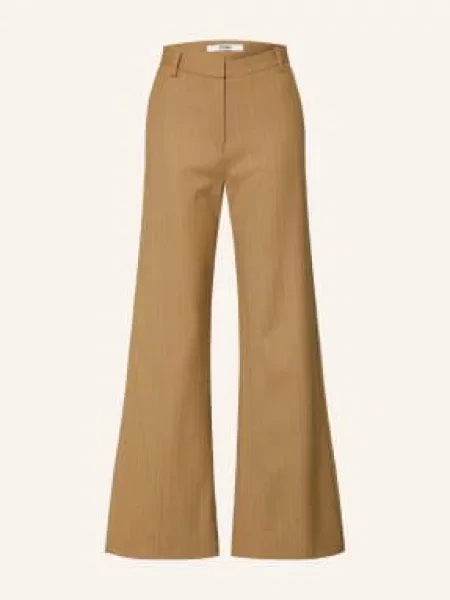 Maje Spodnie beige beżowe