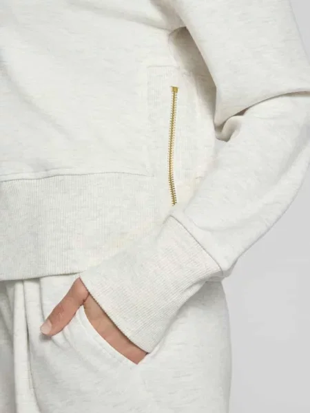 Bluza o skróconym kroju z okrągłym dekoltem model philippe' Varley biała