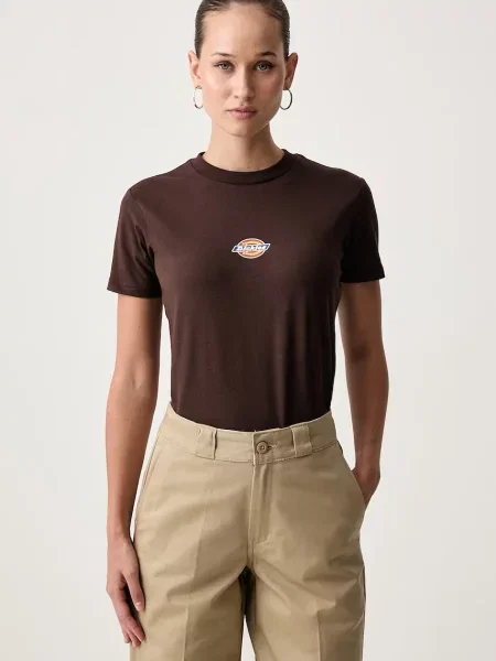 Dickies tričko s hnědé