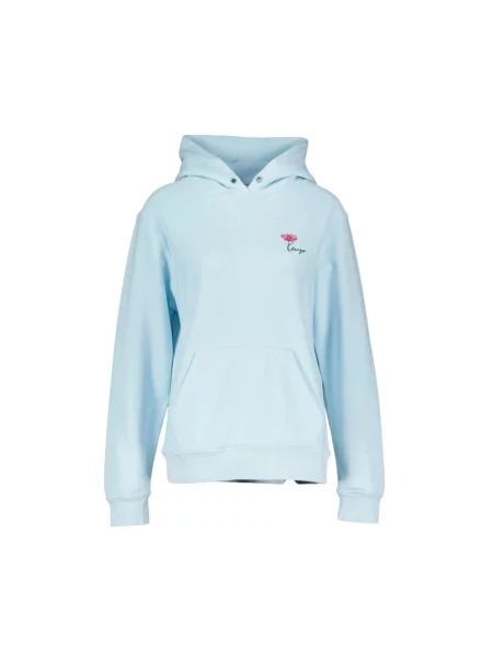 Bluza z kapturem Kenzo z kapturem niebieska