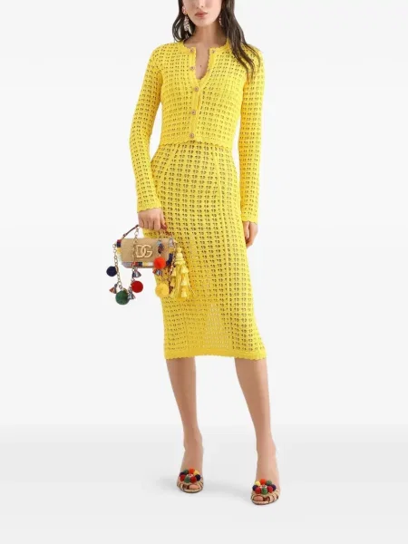 Cardigan Dolce & Gabbana galben