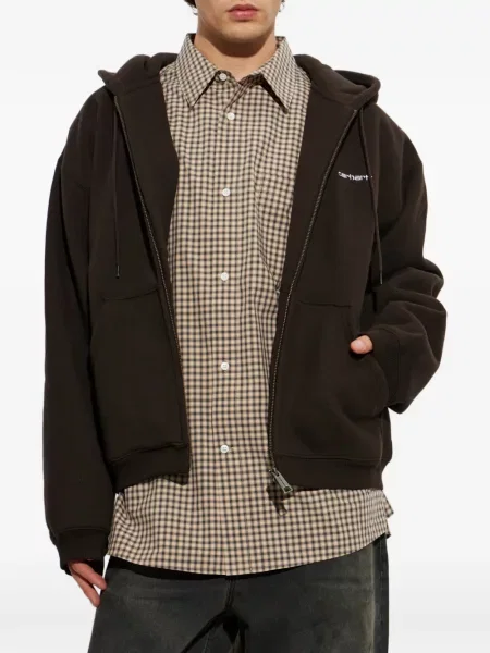 Hanorac cu glugă Carhartt Wip maro