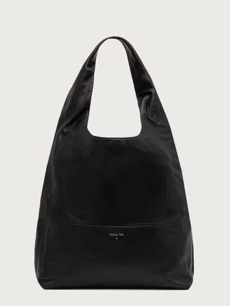 Patrizia Pepe De piele geantă shopper negru