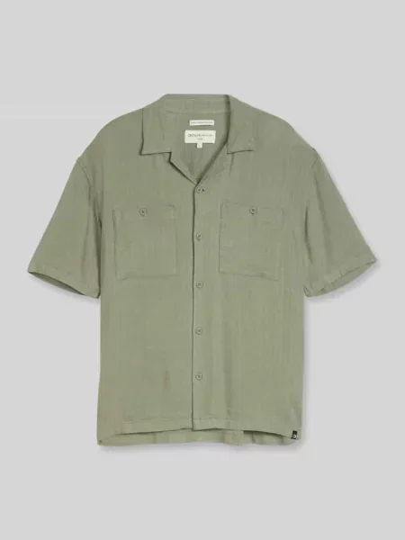 Koszula casualowa z mieszanki lnu Tom Tailor Denim